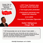 ERP Proje Danışmanı veya Yöneticisi Olmak İstermisiniz … İşte Bilmeniz Gerekenler, 10 Mayıs 2013 Denizli – Pamukkale Üniversitesi