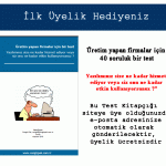 Üretim yapan firmalar için bir test kitapçığı yayınladım, ismi : Yazılım Etkinlik Testi, iyi eğlenceler